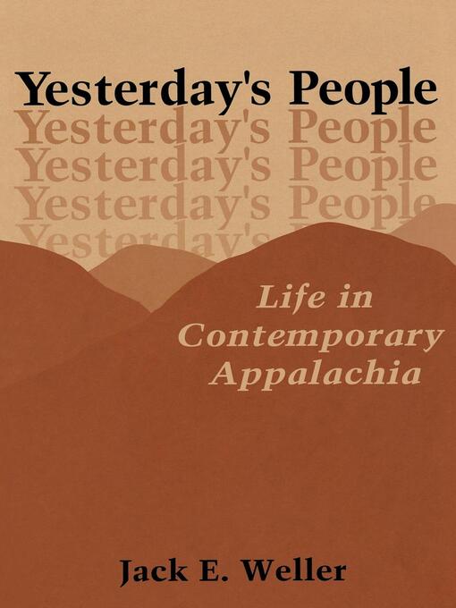 Title details for Yesterday's People by Jack E. Weller - Available